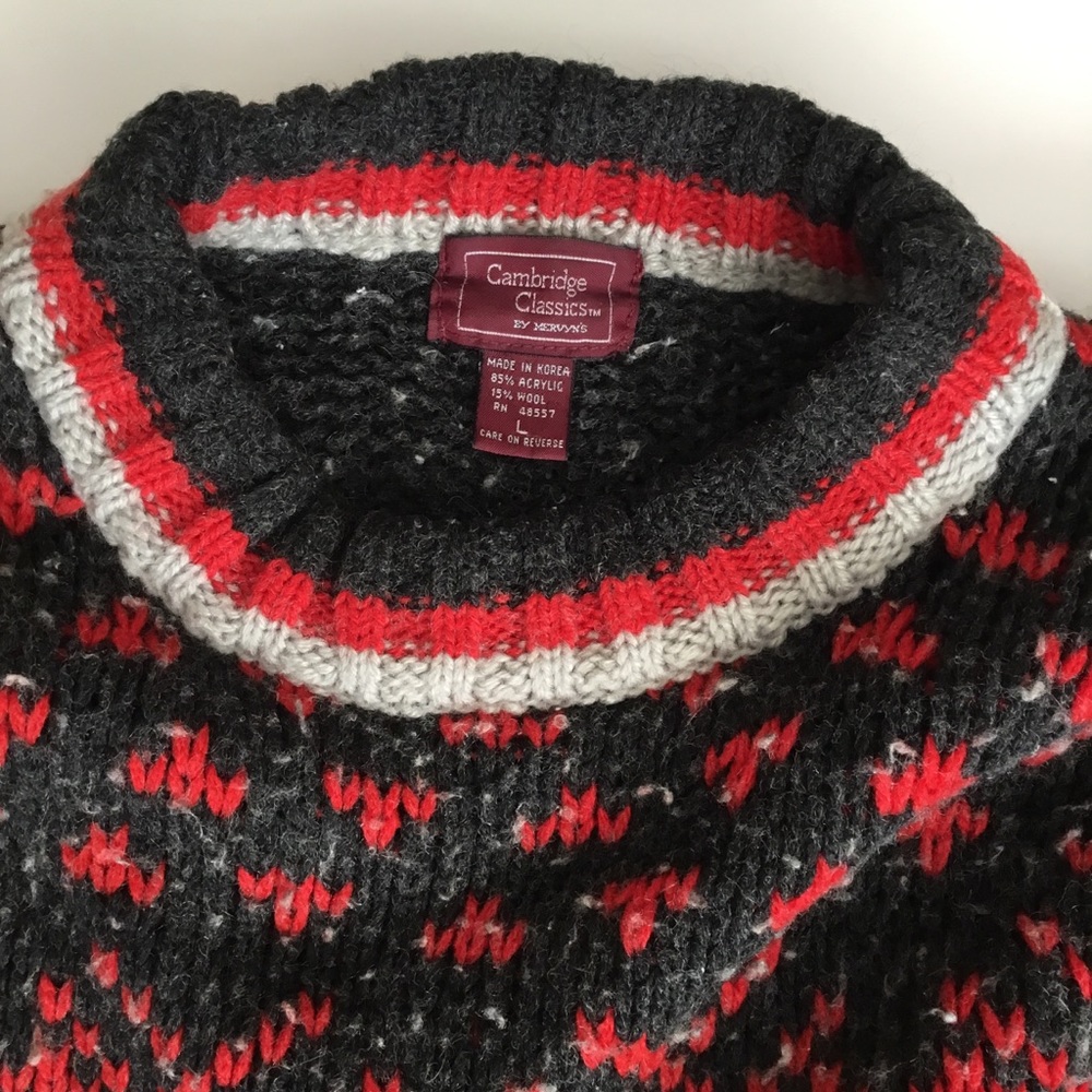 Cambridge Classics Men’s Sweater Chunky Knit Size L - Picture 3 of 7